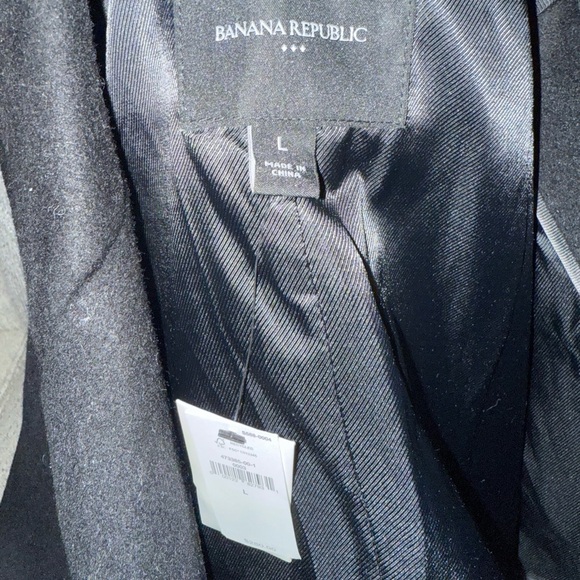 Banana Republic Men's Black Trench Coat - Picture 7 of 7